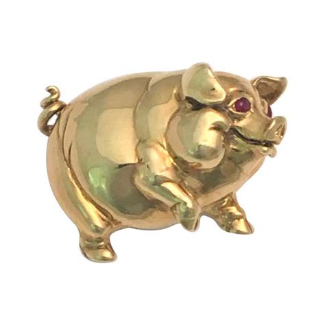 one of a kind gucci pig brooch price|Gucci brooch On Sale .